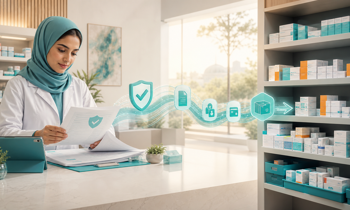 داروساز در حال بررسی مطالبات تاییدشده و مسیر تبدیل آن به امکان خرید دارو